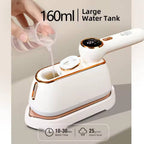 Foldable Mini Steam Iron With LCD Display